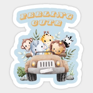 Cute Little Baby Animals #1 Sticker